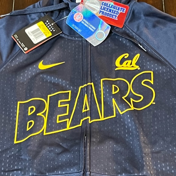 2015 WOMENS NIKE THERMA-FIT CAL CALIFORNIA BERKELEY BEARS KO ZIP HOODIE SZ SMALL - Picture 5 of 11